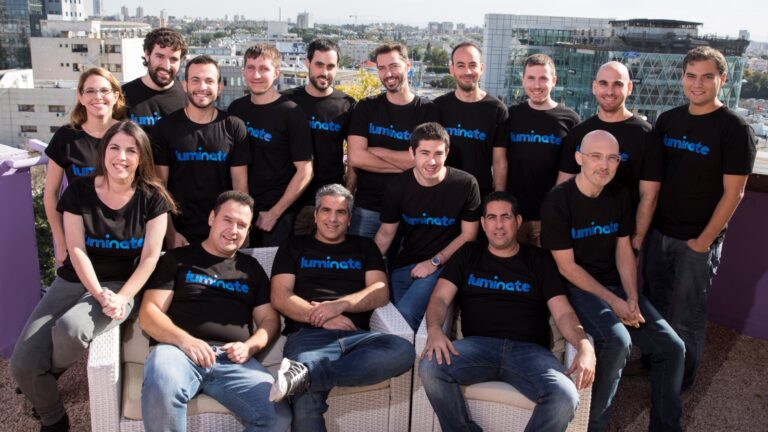 The Luminate Security team in Tel Aviv. Luminate raised $14 million in March 2018. Photo: courtesy