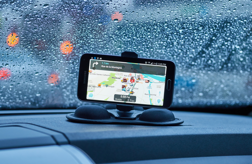 Right this way. Waze helps drivers all over the world get to where they are going. Photo via Shutterstock