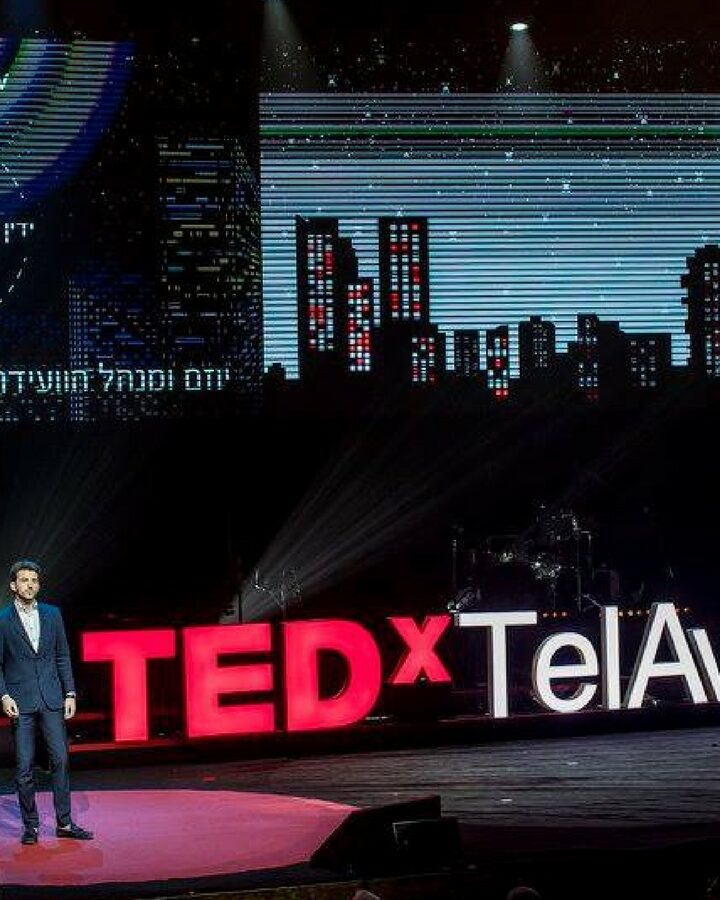 TEDxTelAviv Founder and Executive Director Yadin Soffer at TEDxTelAviv 2017. Photo: courtesy