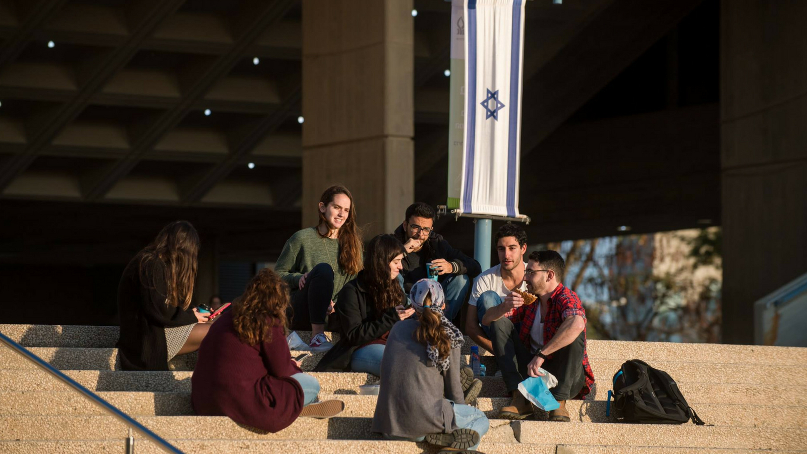 Students at Ben-Gurion University of the Negev. Photo via Facebook