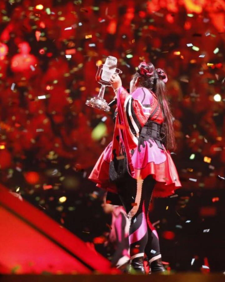 Israeli contestant Netta Barzilai won the 2018 Eurovision Song Contest. Photo by Thomas Hanses/Eurovision