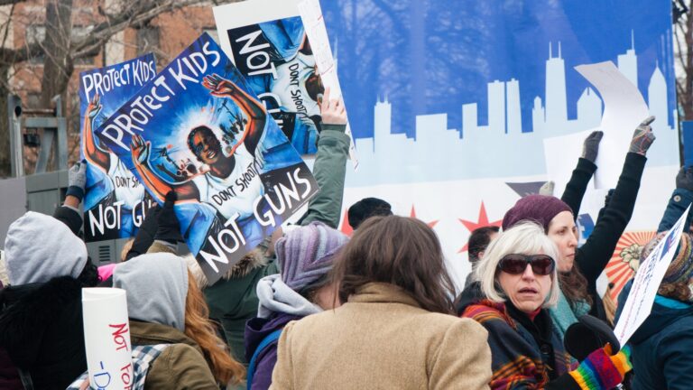 March for Our Lives rally in Chicago, March 24, 2018. Photo by Marie Kanger Born