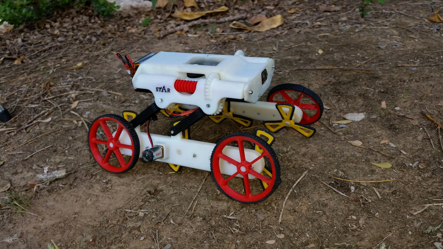 Ben-Gurion University researchers designed the Rising Sprawl-Tuned Autonomous Robot (RSTAR) to function simply and reliably without external mechanical intervention. Photo: courtesy