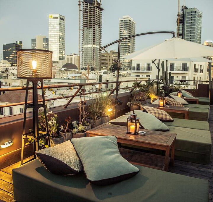Cool down on the rooftop at Brown TLV Urban Hotel in Tel Aviv. Photo courtesy