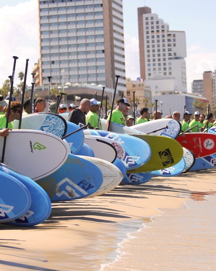 Surfers ready for Sail Tel Aviv-Jaffa. Photo by Efrat Saar