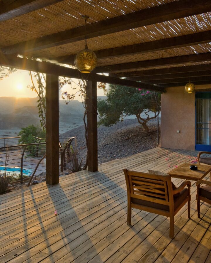 The Midbara bed-and-breakfast in Tzukim. Photo by Dafna Tal/Israel Tourism Ministry