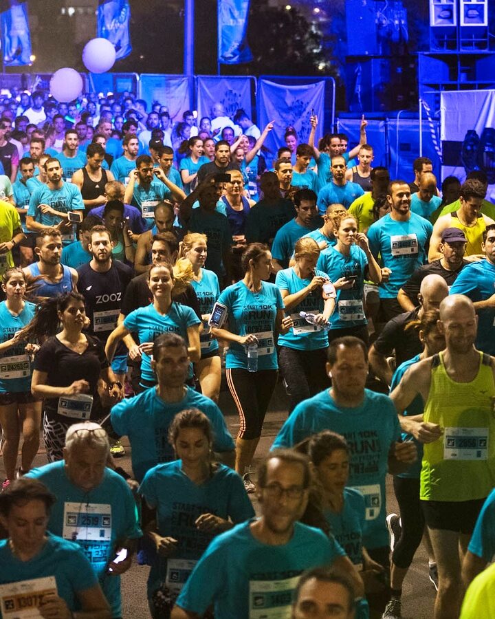 Tel Aviv Night Run photo by Ronen Topelberg courtesy of the Tel Aviv-Yafo Municipality