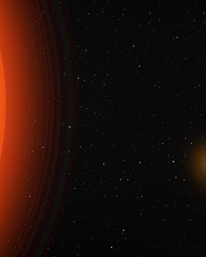 Parker Solar Probe approaching the sun. Image via Shutterstock with elements furnished by NASA