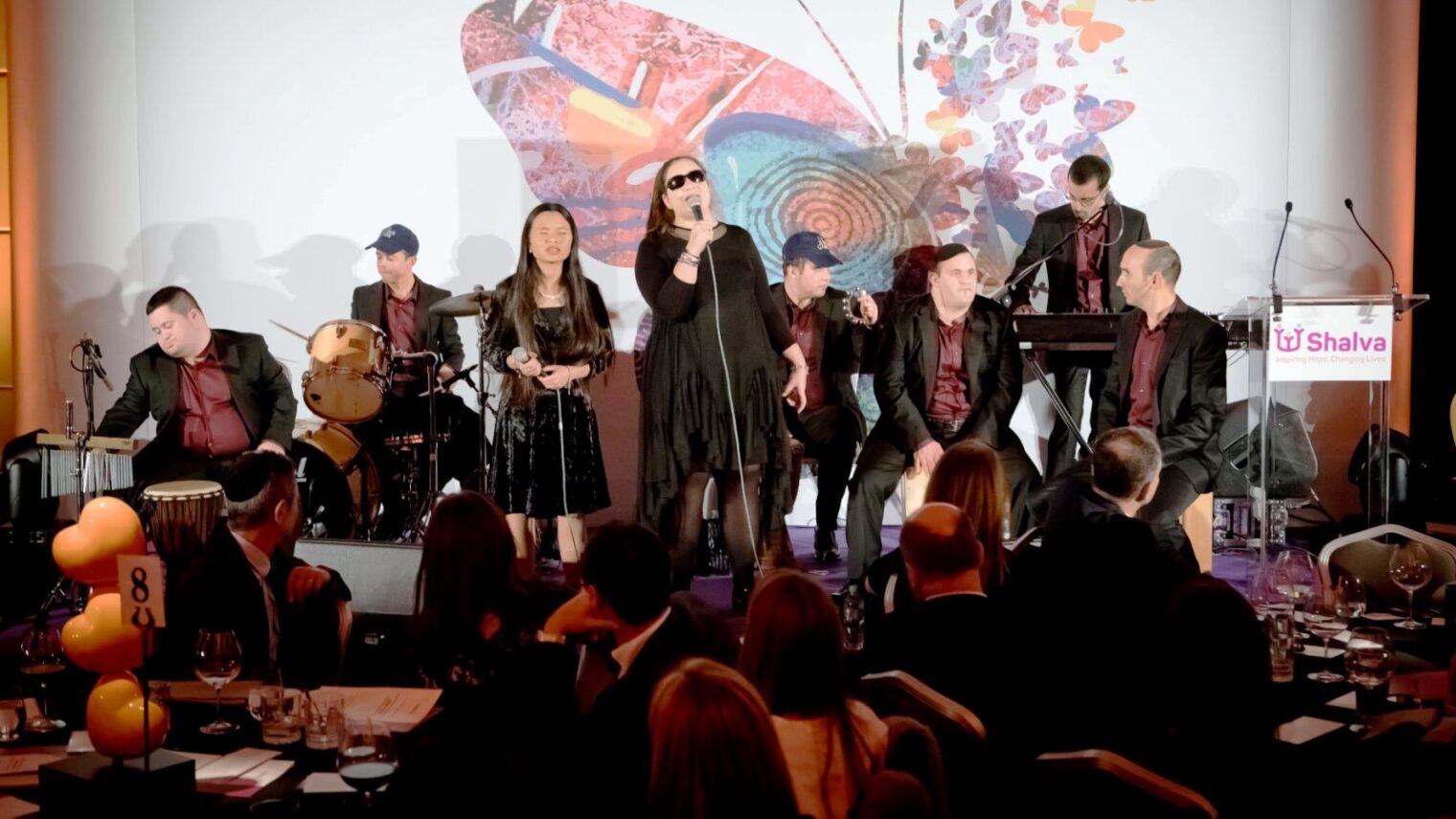 The Shalva Band performing at a fundraiser in November 2018. Photo: courtesy