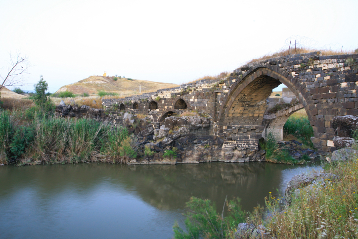A bridge over the Jordan River. Photo by Chen Leopold/ Flash90