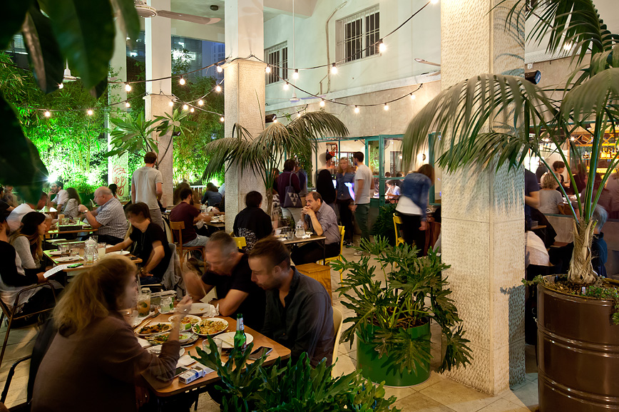 Thai-yard: Have an outdoor Thai meal in the most unusual of settings in Tel Aviv -- Thai at Har Sinai. Photo: courtesy