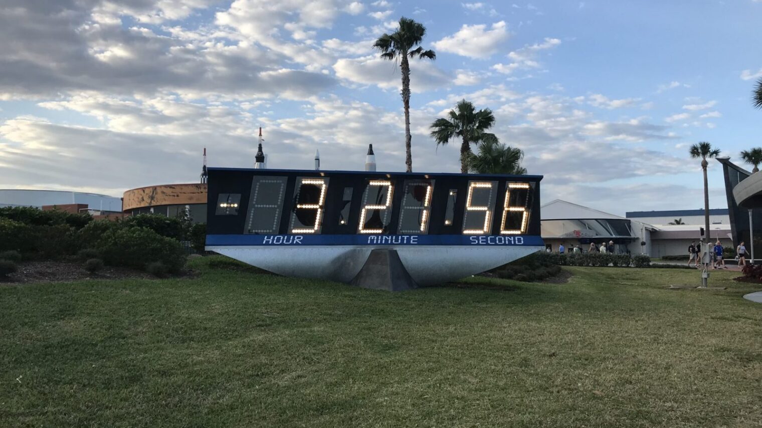 The countdown board at Kennedy Space Center ticked off the hours until SpaceIL’s Beresheet spacecraft took off for the Moon. Photo by Erica Kaplan