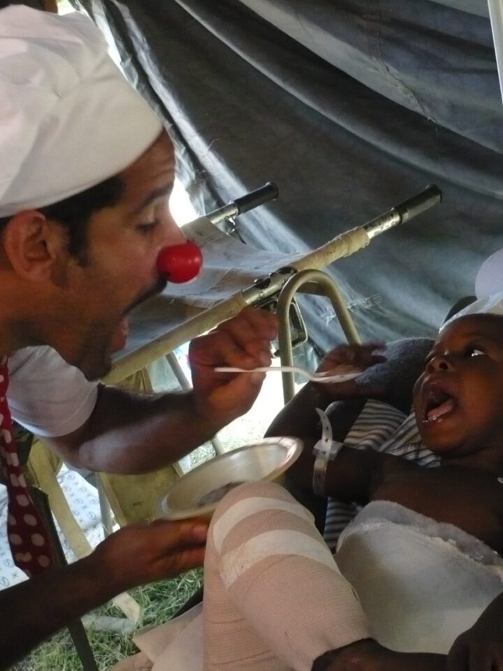 Dream Doctor David "Dush" Barashi working in the IDF Field Hospital in Haiti. Photo: courtesy