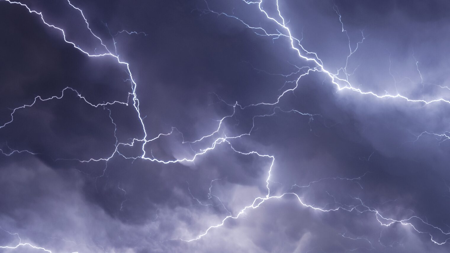 Lightning activity generates electromagnetic fields called Schumann Resonances. Photo by Menno van der Haven via shutterstock.com