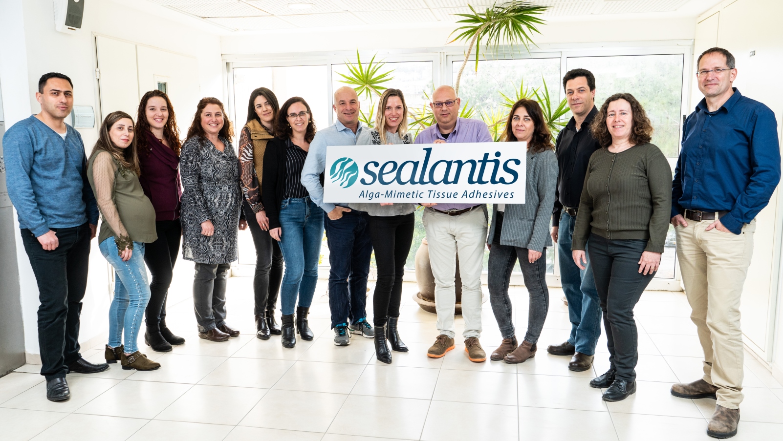 Sealantis team photo by Nitzan Zohar/Technion spokesperson's office