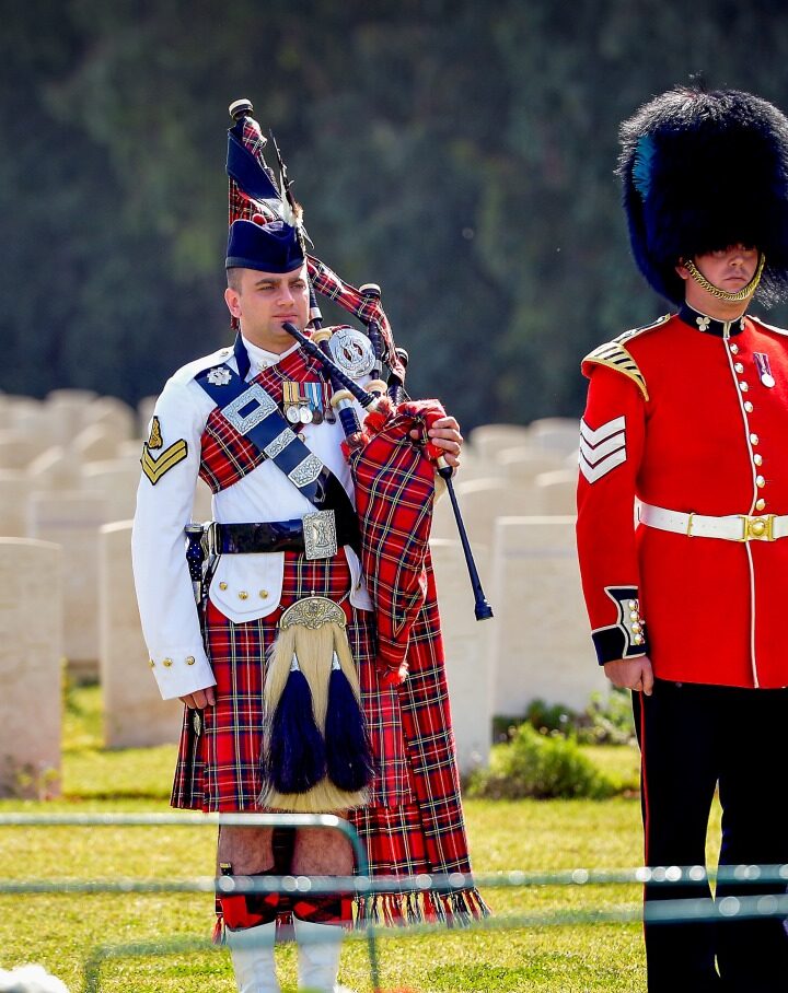 A memorial service held at the Commonwealth War Graves Cemetery in Ramleh. Photo by Yossi Zeliger/Flash90