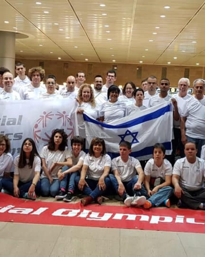Israel’s team at the Special Olympics World Games in Abu Dhabi. Photo via Facebook