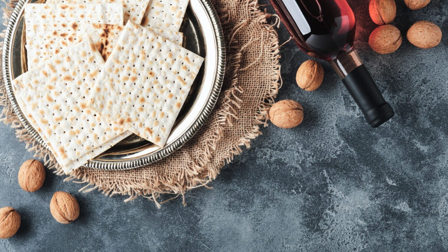 Matzah is the central food of Passover. Photo by Katarzyna Hurova via Shutterstock.com