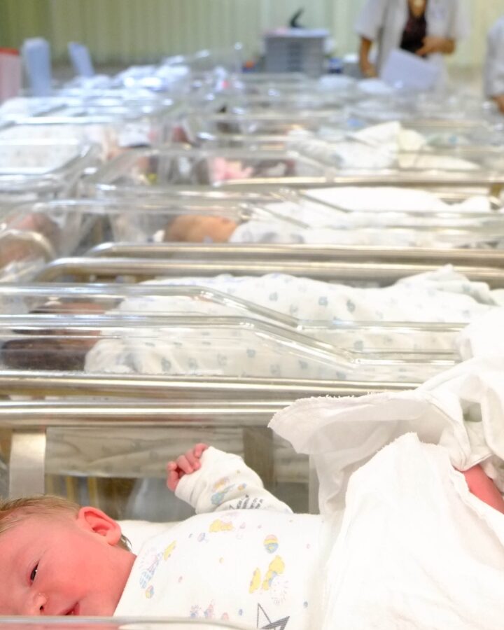 Newborn babies in an Israeli hospital. Photo by Chen Leopold/FLASH90