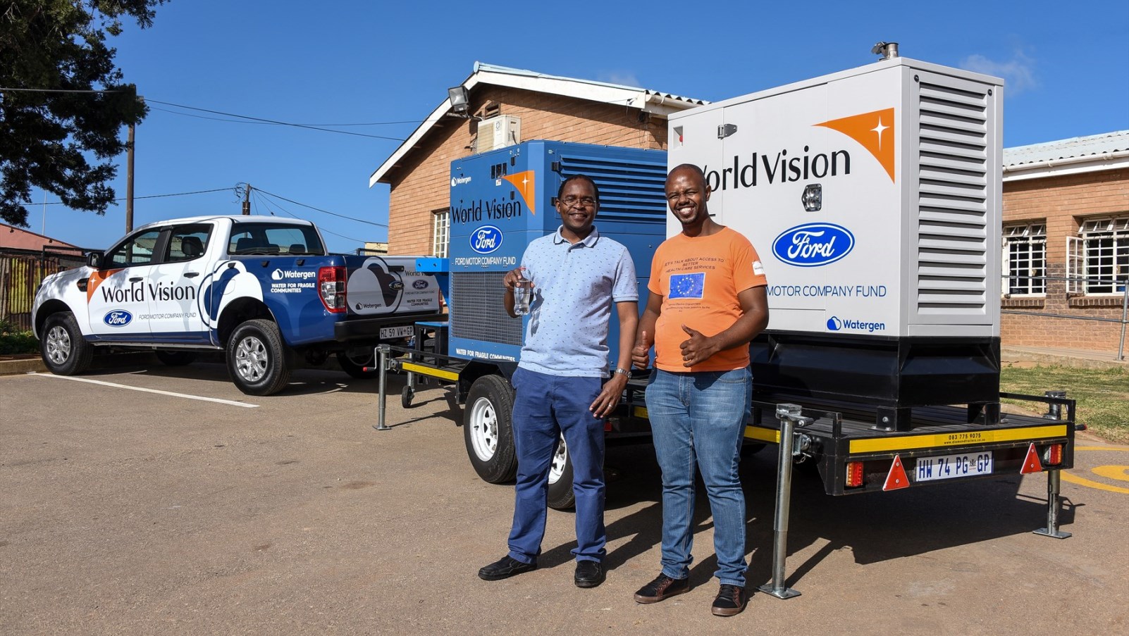 Watergen's GEN-350 unit in South Africa (Courtesy: Ford Motor Company)