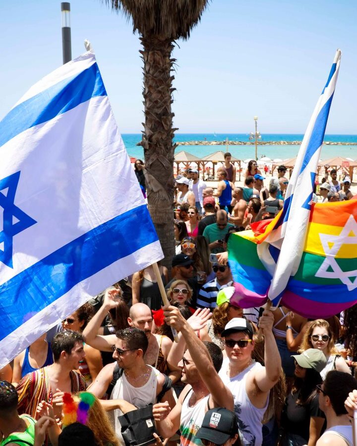 Tel Aviv's Pride Parade is the biggest Pride event in the Middle East and Asia. Photo by Guy Yechiely