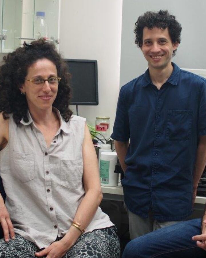 TAU researchers, from left, Rachel Posner, Itai A. Toker and Prof. Oded Rechavi. Photo courtesy of Tel Aviv University