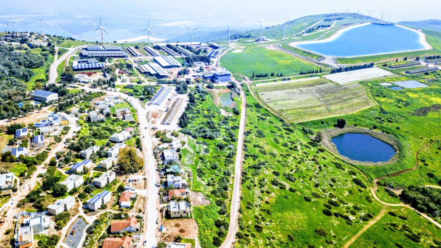 Fsight Energy’s decentralized distributed energy pilot project at Kibbutz Ma’aleh Gilboa. Photo: courtesy