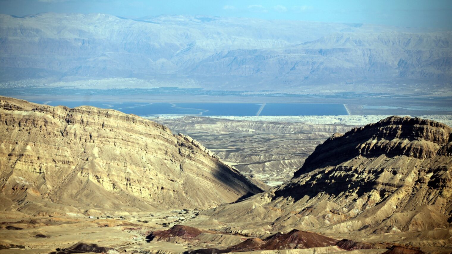 The Small Crater in Israel's Negev desert is now an official nature reserve. Photo by Yossi Zamir/Flash90