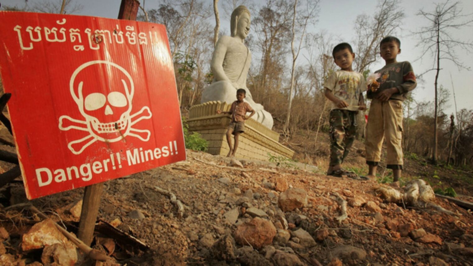 Minefields present a hazard to civilians in 61 countries across the world. Photo courtesy of 4M Analytics