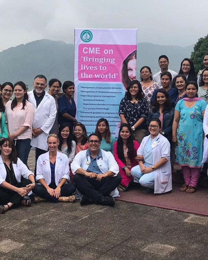 Israeli and Indian doctors at Dhulikhel Hospital in Nepal, September 2019. Photo courtesy of Israeli Embassy in Nepal