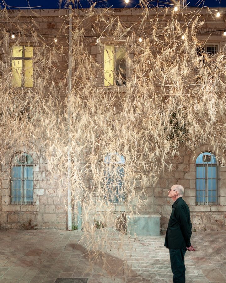 The “Goren” installation at Hansen House during JerusalemDesignWeek 2018. Photo by Ido Adan