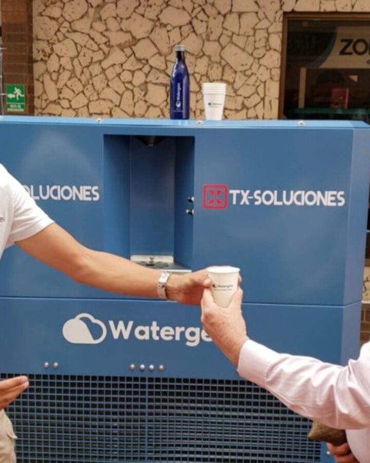 The Watergen GEN-M in use in northeast Colombia. Photo: courtesy