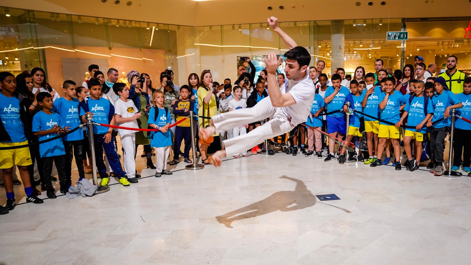 One of 10 sports activities in Israel at the International Day of Sport for Peace, April 6, 2019. Photo courtesy of ALLMEP
