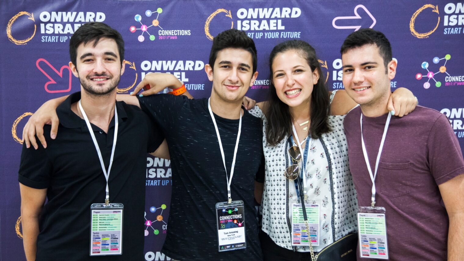 Participants meet up at Onward Israel’s summer Connections event. Photo: courtesy