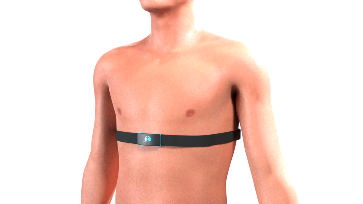 The Resmetrix wearable device automatically monitors respiratory disease patients during all their everyday activities. Photo: courtesy