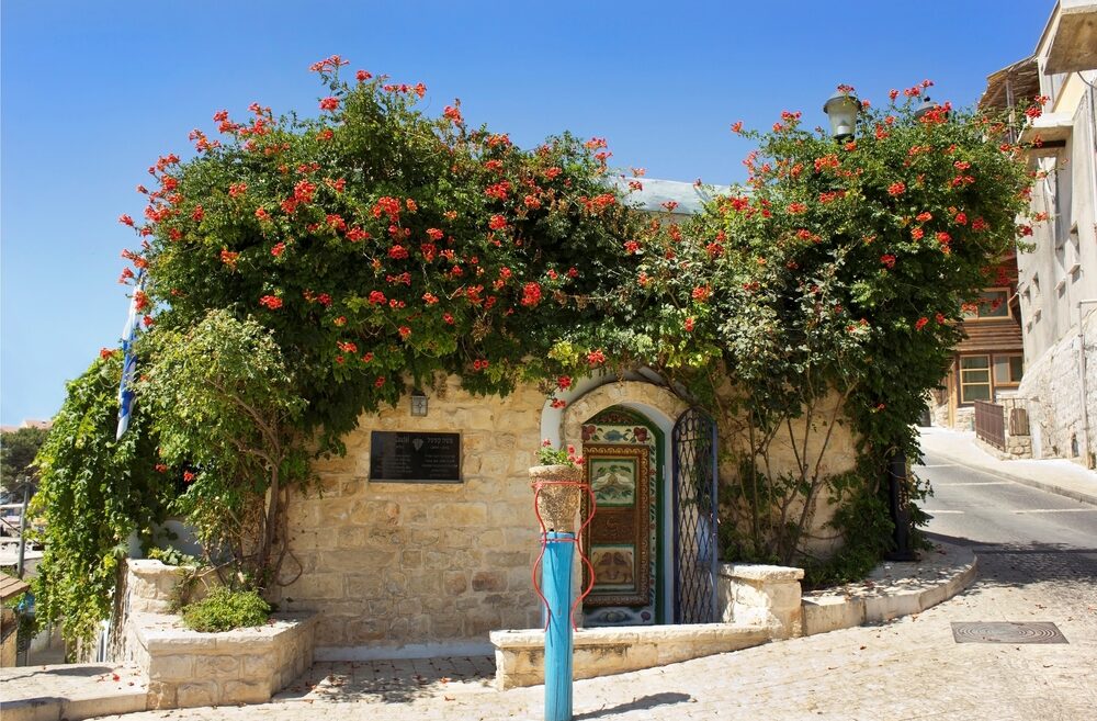 An old house in Safed, where Israeli artist Moshe Castel once lived and worked. Photo by Shutterstock