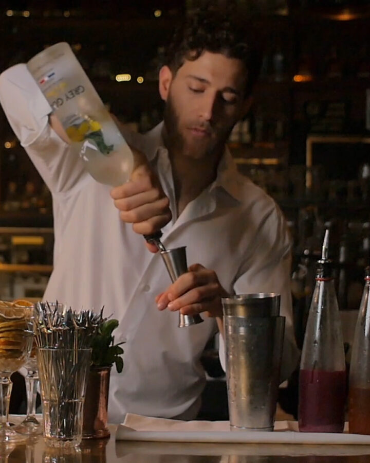 Israeli cocktails are creative and unique. Still from film