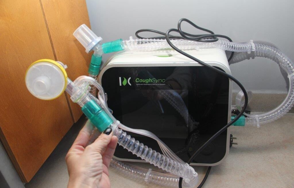 The CoughSync device could ease treatment for coronavirus victims with pneumonia. Photo courtesy of Alyn Hospital