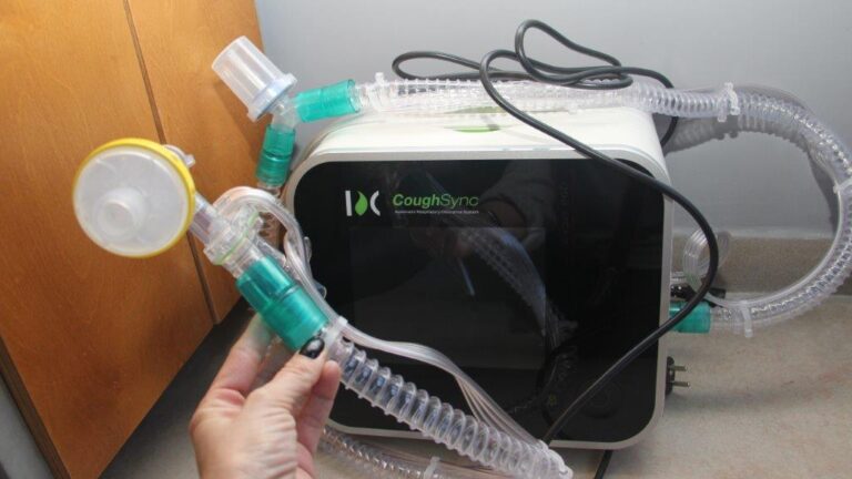 The CoughSync device could ease treatment for coronavirus victims with pneumonia. Photo courtesy of Alyn Hospital