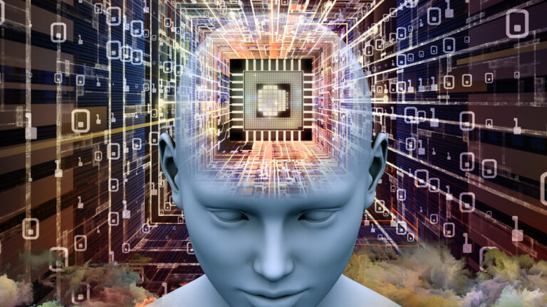 The field of brain-machine interface is growing rapidly. Illustration via Shutterstock