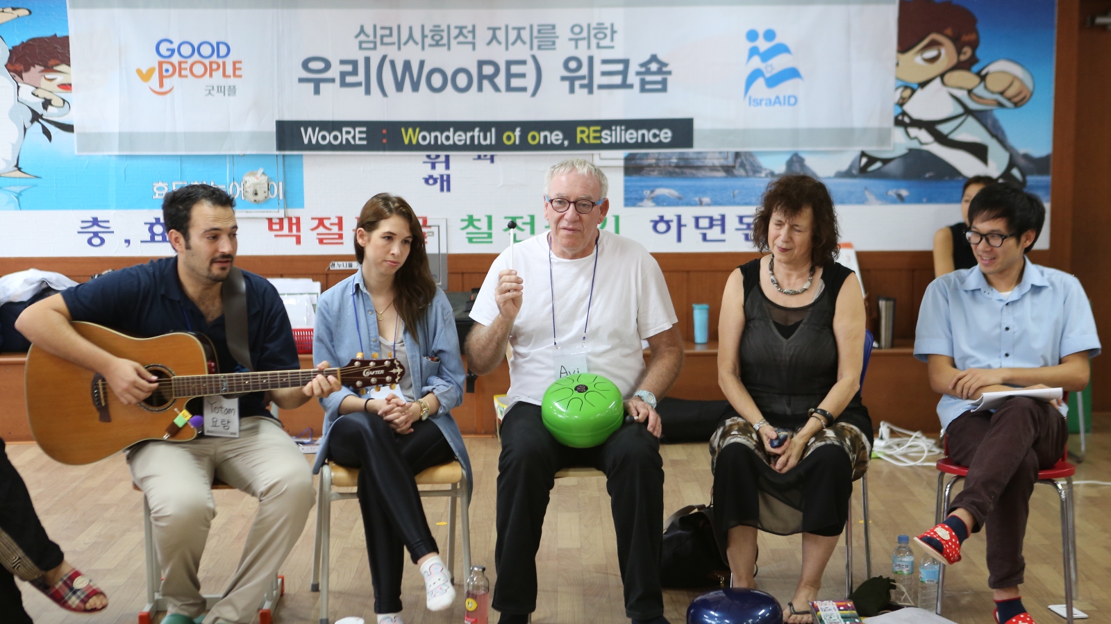 IsraAID helped provide psychosocial support training in South Korea during a previous crisis. Photo: courtesy
