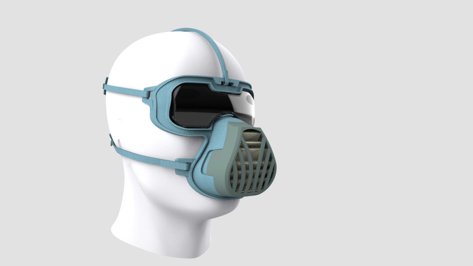Prototype of the ViriMASK from Israel. Photo courtesy of HemaClear