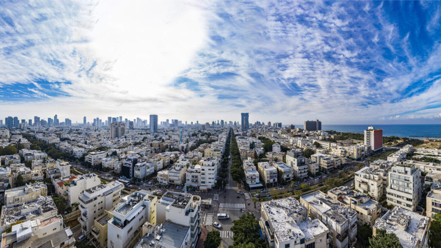 Tel Aviv from the air. Photo courtesy of Tel Aviv Municipality
