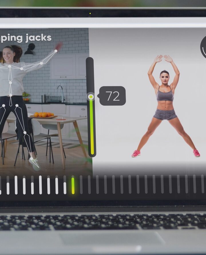 Kemtai uses computer vision to customize home workouts. Photo: courtesy