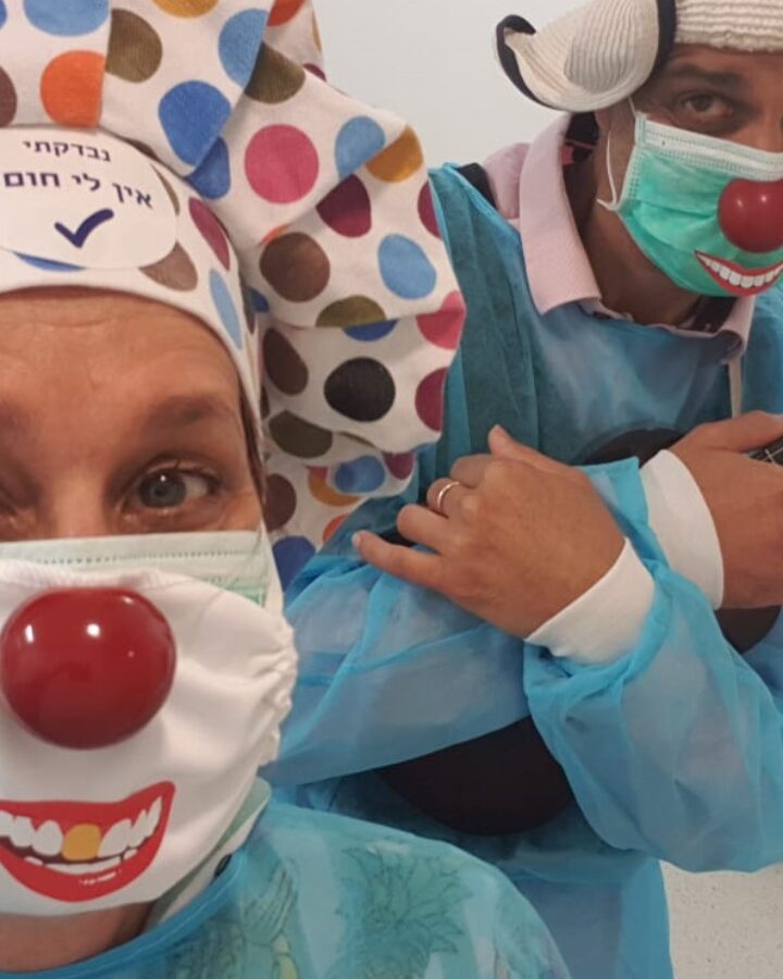 Dream Doctors Shoshi Ofir and Eyal Sery at Ziv Hospital in Safed. Photo: courtesy