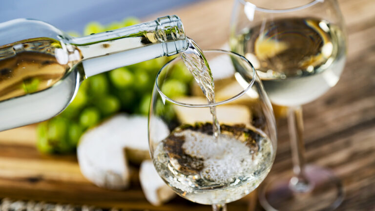 Enjoy a glass or two of fabulous Israeli white wine this Shavuot holiday. Photo by Aerial Mike/Shutterstock.com