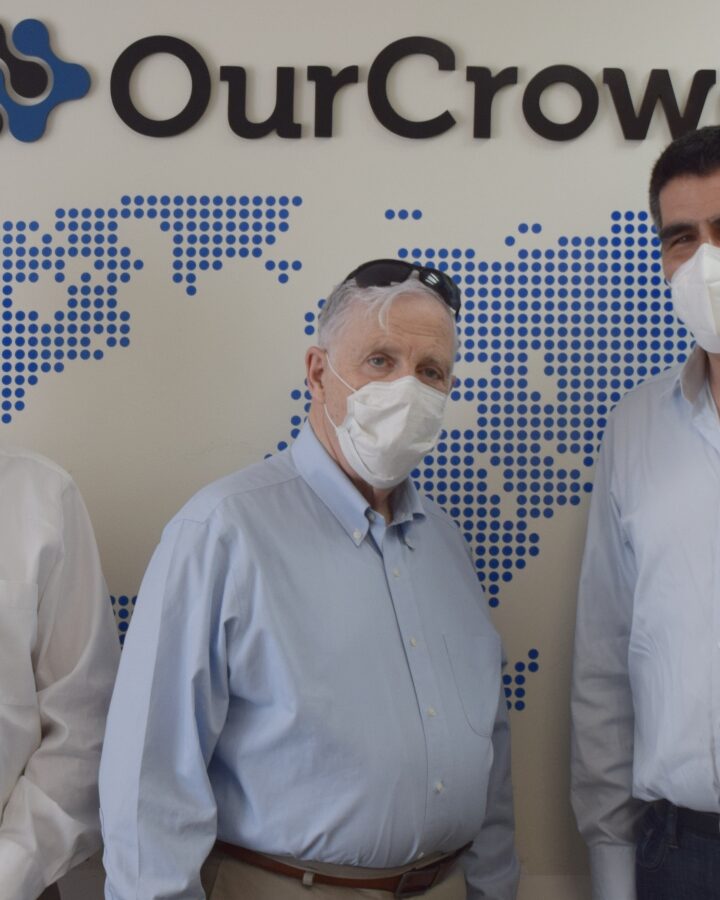 Pandemic Innovation Fund General Partners, from left, Dr. Morris Laster, Morry Blumenfeld and David Sokolic. Photo courtesy of OurCrowd