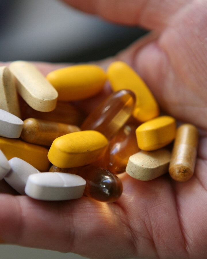 Photo illustration of vitamin pills by Yossi Zamir/FLASH90