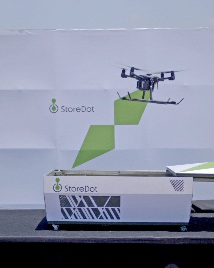 StoreDotâ€™s battery for drones recharges in just five minutes. Photo: courtesy