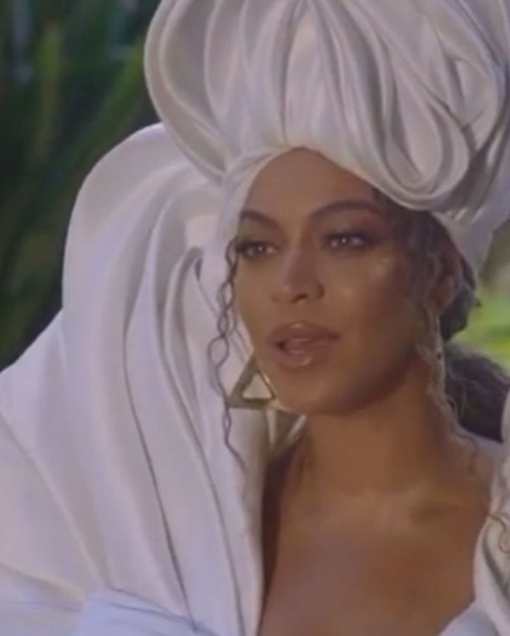 Beyoncé wears Alon Livne in the ‘Black is King’ musical film. Screenshot: Alon Livne/Instagram